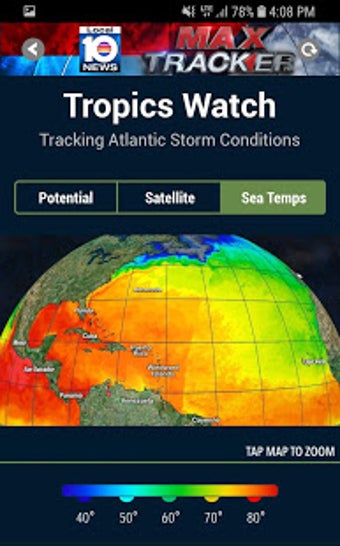 Imagen 1 para Max Hurricane Tracker