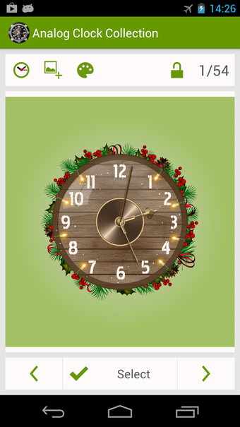 Image 2 for Analog Clock Wallpaper/Wi…