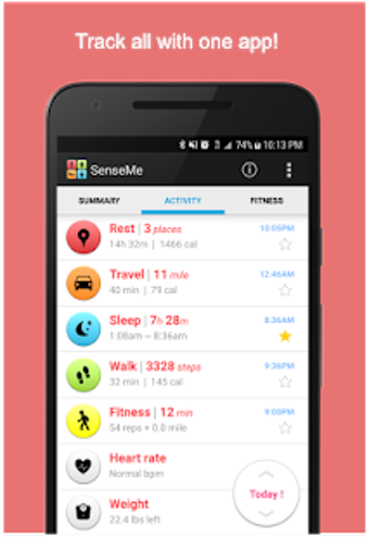Imagen 3 para Fitness Tracker & Sleep T…