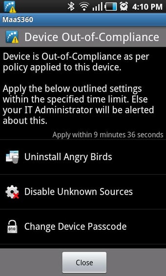 Image 0 for MaaS360 MDM for Android
