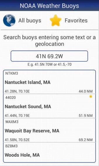 Image 0 for NOAA Weather Buoys