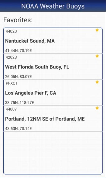 Imagen 3 para NOAA Weather Buoys