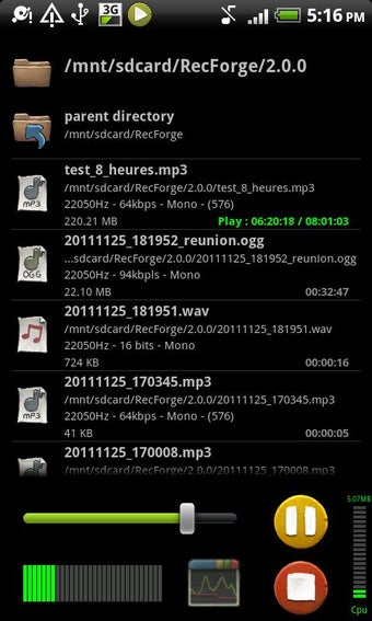 Imagen 2 para RecForge Lite - Audio Rec…