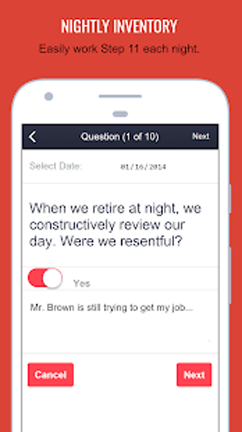Image 1 for 12 Steps AA App - Alcohol…
