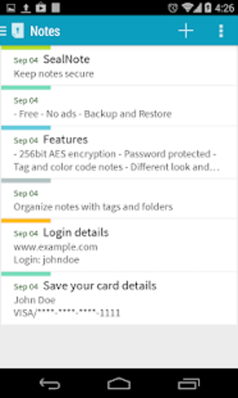 Image 3 for SealNote Secure Encrypted…