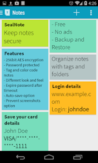 Image 0 for SealNote Secure Encrypted…