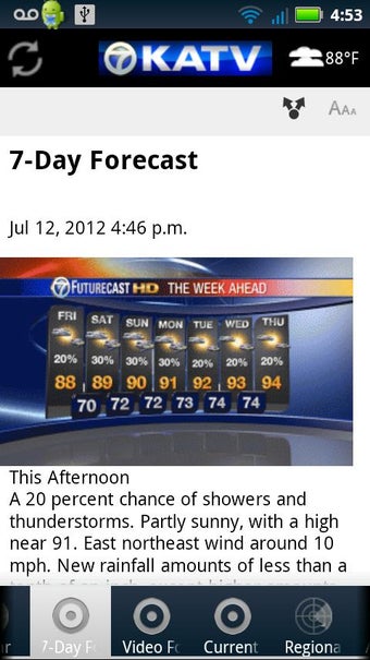Imagen 3 para KATV Channel 7 Weather