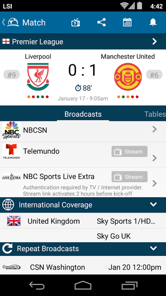 Image 0 for Live Soccer TV - Scores &…