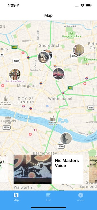 Image 3 for London Tour Map of Banksy