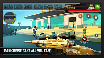 Image 1 for The Pixel Town Bank Heist