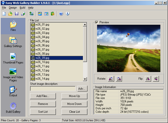 Imagen 1 para Easy Web Gallery Builder