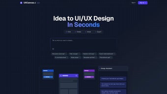 Imagen 0 para UXCanvas.ai