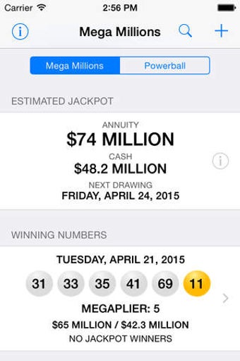Image 0 for Mega Millions + Powerball…