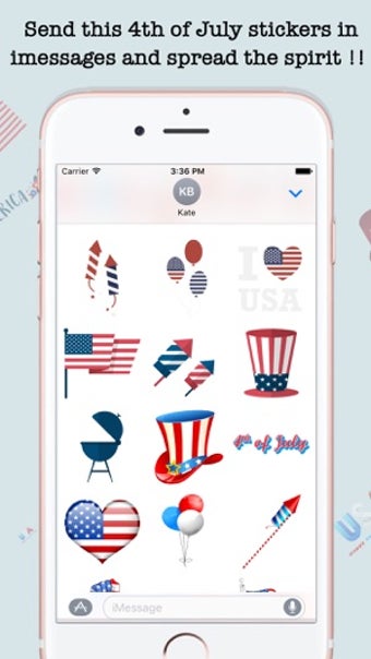 Image 0 for Animated 4th Of July Emoj…