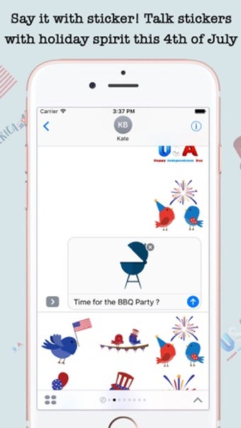 Image 2 for Animated 4th Of July Emoj…
