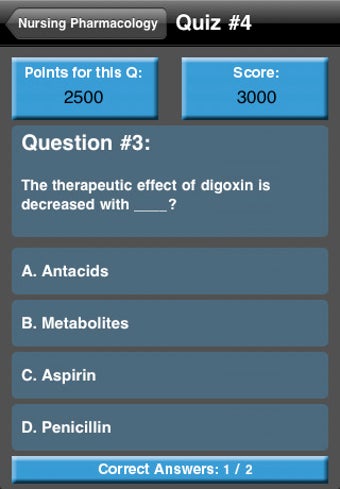 Image 0 for Nursing Pharmacology - Qu…