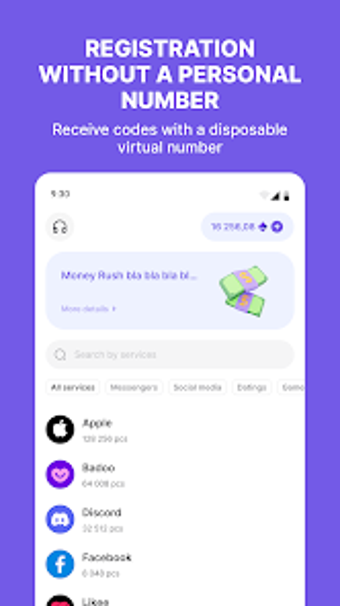 Imagen 0 para HeroSMS  Temporary Number…