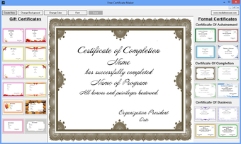 Image 0 for Free Certificate Maker