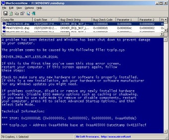Image 0 for BlueScreenView