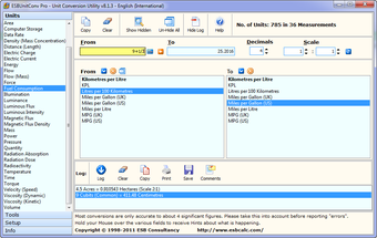 Image 0 for ESBUnitConv Pro - Unit Co…