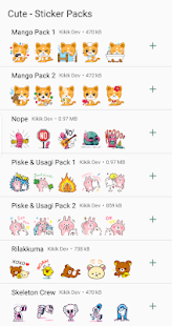 Image 1 for WAStickerApps - Cute Stic…