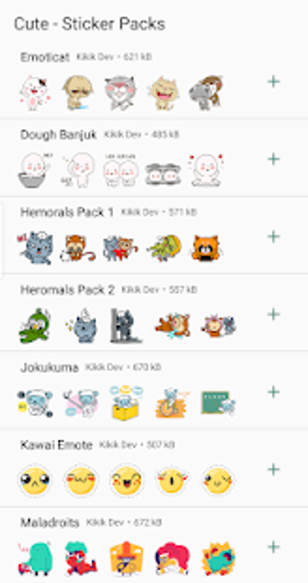 Imagen 1 para WAStickerApps - Cute Stic…