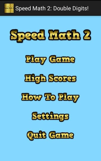 Image 1 for Speed Math 2: Double Digi…