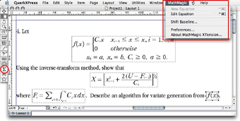 Image 0 for MathMagic Pro for QuarkXP…