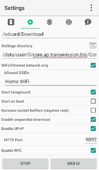 Imagen 0 para Transmission BTC - Torren…