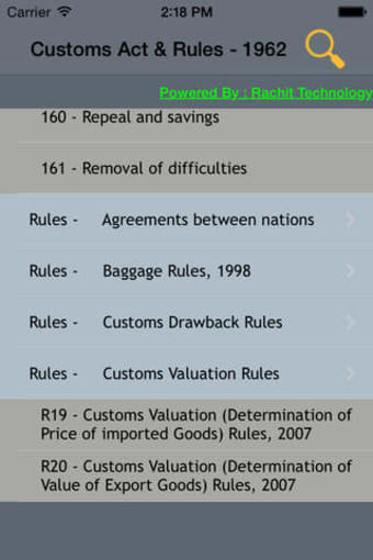 Image 0 for Customs Act & Rules - 196…