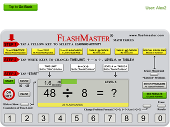 Image 0 for FlashMaster App--Math Fac…