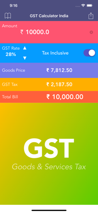 Imagen 1 para GST Calculator India GST …