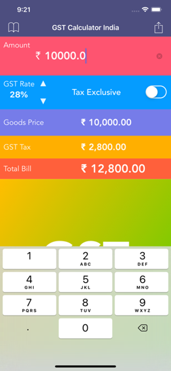 Imagen 3 para GST Calculator India GST …