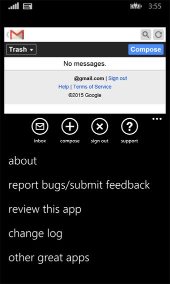 Imagen 1 para Reader for Gmail for Wind…