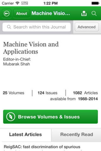 Image 0 for Machine Vision and Applic…