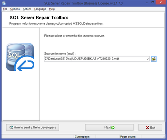 Image 0 for SQL Server Repair Toolbox