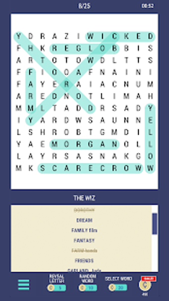 Image 1 for Daily POP Word Search