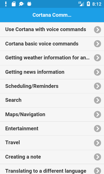 Image 1 for Voice Commands for Cortan…