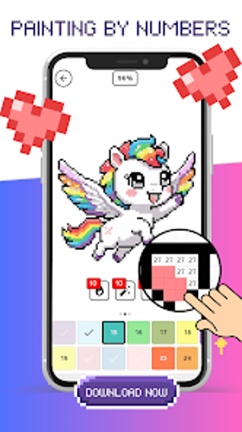 Image 0 for PixelWing - Color by Numb…