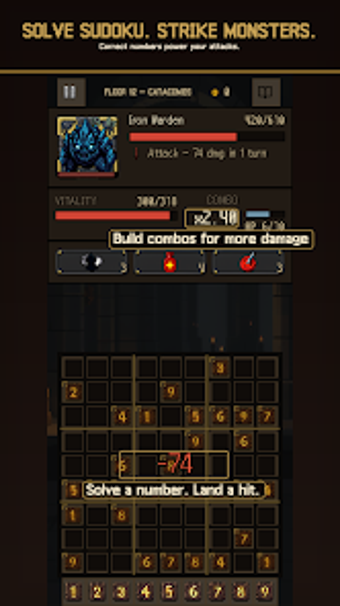 Image 0 for Sudoku Crawler: Roguelike…