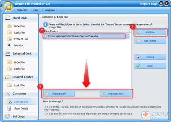 Imagen 1 para Renee File Protector