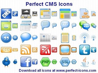 Imagen 0 para Perfect CMS Icons