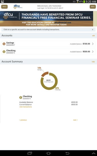 Imagen 2 para DFCU Anywhere Banking