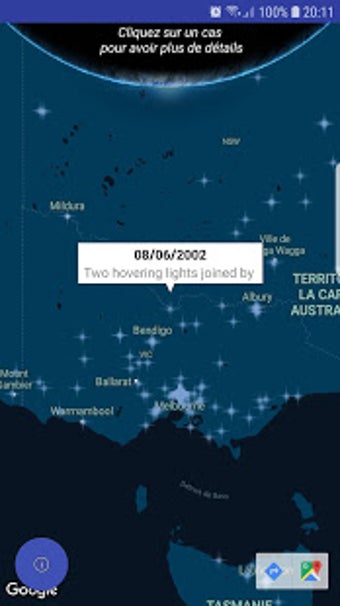 Image 1 for UFO: The Australia map