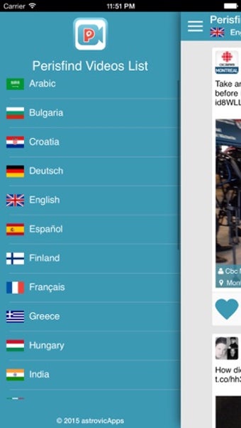 Image 0 for Perisfind - videos finder…