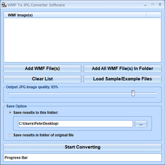 Image 0 for WMF To JPG Converter Soft…