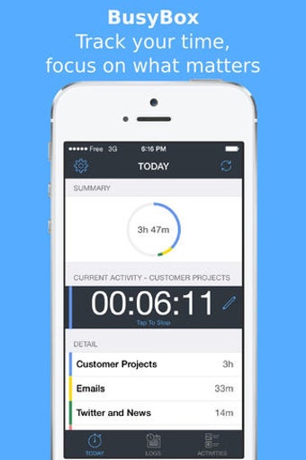 Image 0 for BusyBox - Track your time…