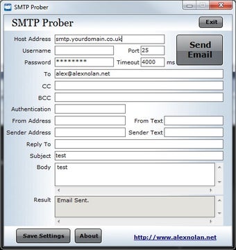 Imagen 0 para SMTP Prober