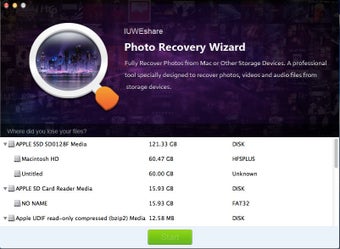 Image 2 for IUWEshare Mac Photo Recov…