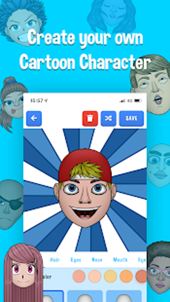 Imagen 0 para Cartoon Character Creator